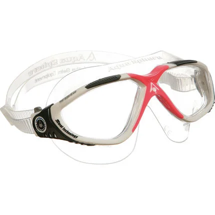 Support - providing  Aqua Sphere Mask Vista Lady Clear Lens - Whitey/Gray/Coral