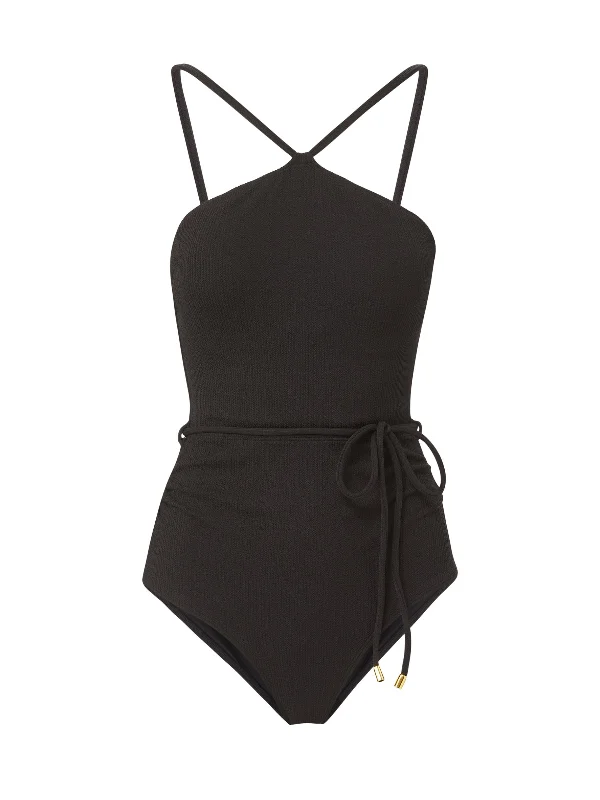 Fashion - conforming  Daphne One Piece Black Texture
