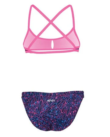 Quick - drying  DOLFIN Bellas Female X-Back Bikini - Carnival Pink
