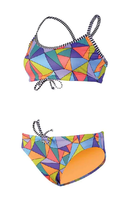 Seamless - constructed  DOLFIN Uglies Female 2-Piece - Blocks (XXS Only)