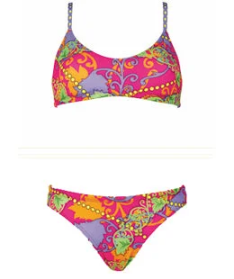 Wrinkle - resistant  DOLFIN Womens Fiesta Workout 2-Piece