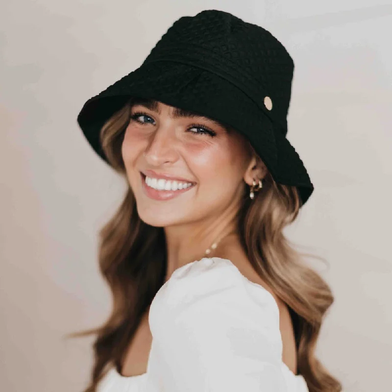 Color - coordinated  Frankie Quilted Bucket Hat