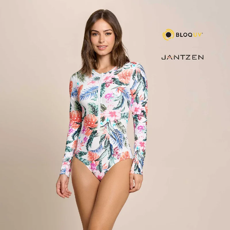 All - occasion  HAWAIIAN TERRACE WHOOPIE  LONG SLEEVE ONE PIECE