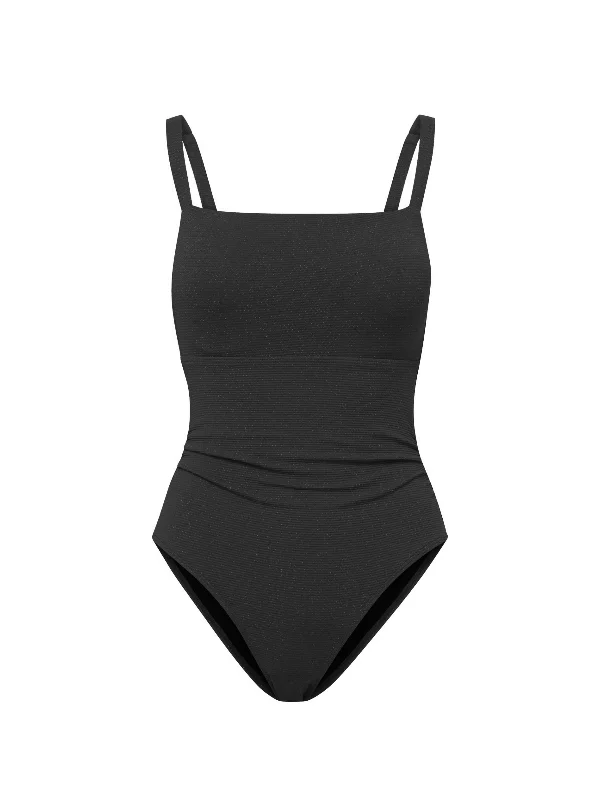 UV - blocking  Jori One Piece In Black Texture