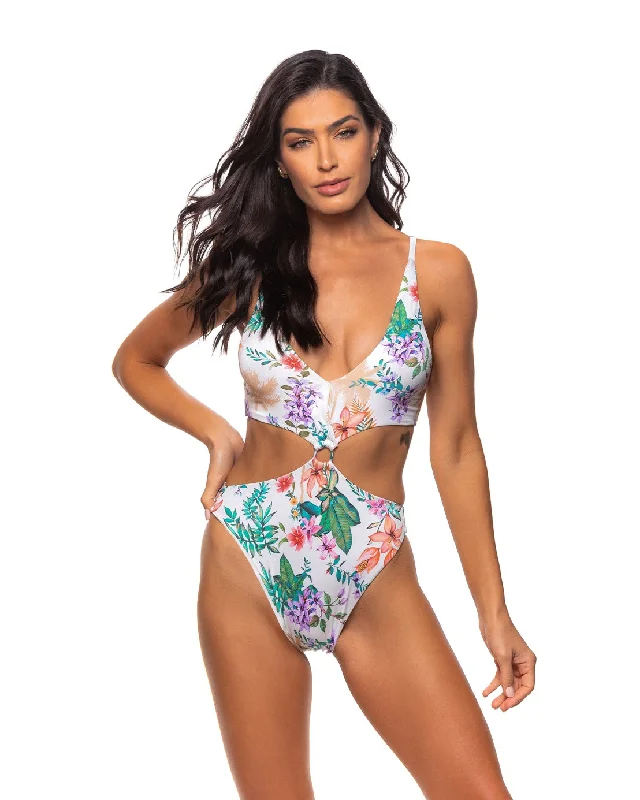 Mature - style  Oasis - Cut-out One Piece Swimsuit Moderate & Brazilian Cuts
