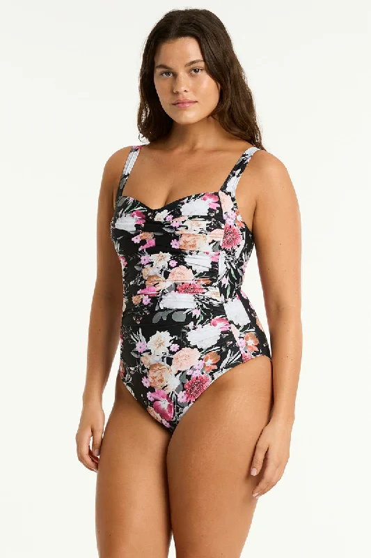 Durability - focused  Belle Twist Front One Piece