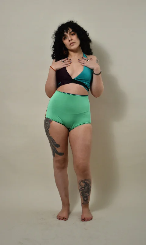 Loose - fitting  Selka Swimsuit in Zero Waste Multi-Color (OOAK Smalls)