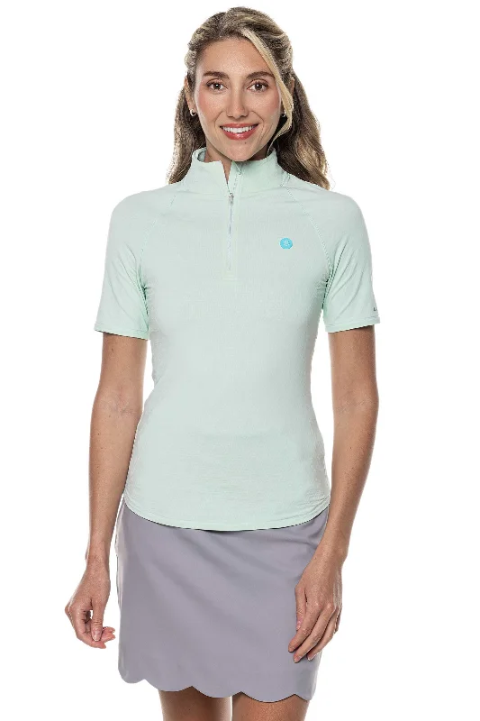 Misty Aqua Diamond Jacquard