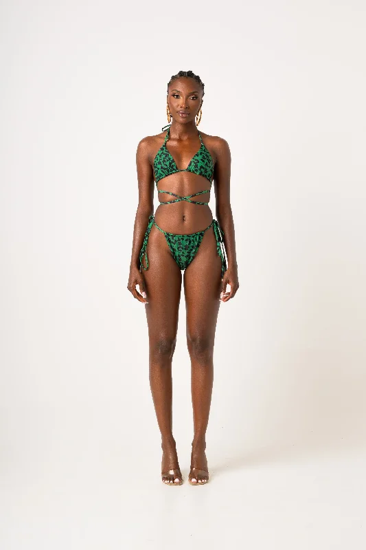 Breathable - fabric  AZI Reversible Bikini Top