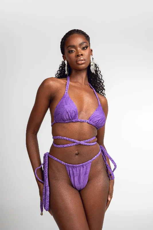 Tropical - themed  IZA Reversible Bikini Top